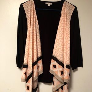 New York & Company Scarf Cardigan